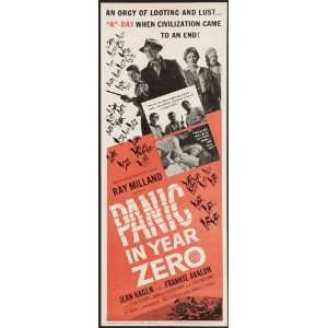  Panic In Year Zero Insert Movie Poster 14X36 #01