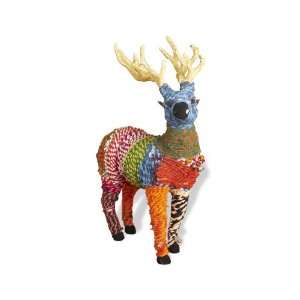  Tularosa Recycled Cotton Crafted Reindeer Sculpture