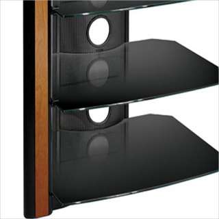 bello black flat panel glass 4 shelf tv stand 188147 its sharpness and 