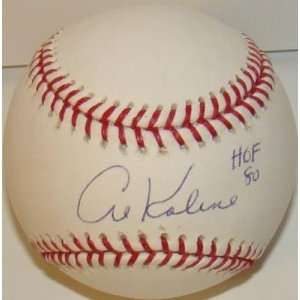  Al Kaline Signed Baseball   HOF 80 JSA   Autographed 