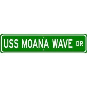  USS MOANA WAVE AGOR 22 Street Sign   Navy Sports 