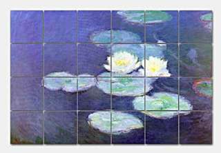 Water Lilies Detail #2 by Claude Monet   this beautiful mural is 