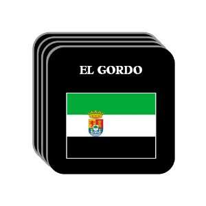  Extremadura   EL GORDO Set of 4 Mini Mousepad Coasters 