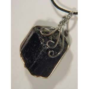   Wire Wrapped Pendant Necklace Jewelry with Cord 