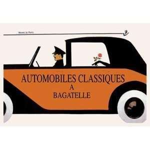  Vintage Art Automobiles Classiques a Bagatelle   00233 6 