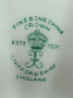 Crown StaffordshireLyric/TunisTall Footed Cake Plate  