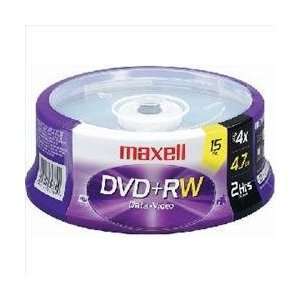  Maxell 634046 MAXELL DVD+RW 4.7 GB 15 JEWEL Everything 