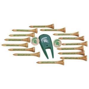  Michigan State Spartans NCAA Tee Marker Divot Tool Pack 