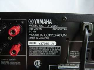 Yamaha RX V620 Natural Sound AV Receiver  