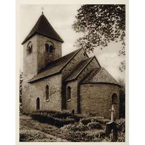  1924 Medieval Church Vamb Sweden Sverige Architecture 
