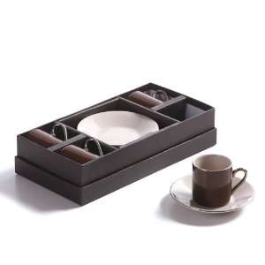 RUBAN Espresso Cups & Saucers Set 