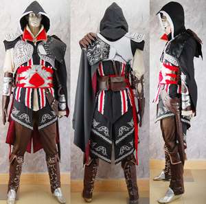 Assassins Creed II Ezio Cosplay Costume Christmas Gift  