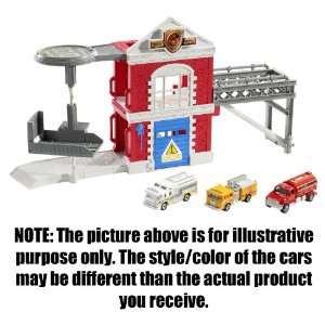  Matchbox Fire Station Playset (3 Trucks Included) Toys 