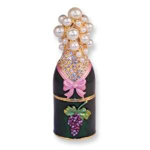  Champagne Bottle Trinket Box Jewelry