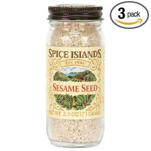 Spice Islands Sesame Seed, Whole White, 2.5 Ounce (Pack of 3)  