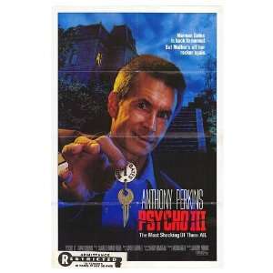  Psycho 3 Original Movie Poster, 27 x 41 (1986)