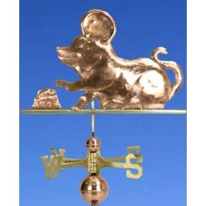  COPPER MOUSE WEATHERVANE W/DIRECTIONALS 
