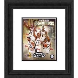  Framed 2007 NBA Champs San Antonio Spurs Photograph 