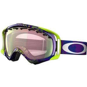 Oakley Crowbar Camo Net Purple Adult Asian Fit Snow Snowmobile Goggles 