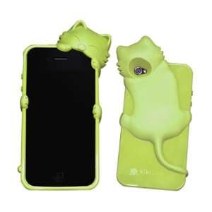  KiKi Cat TPU iPhone 4/4S Case   Original   GREEN Cell 