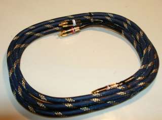   DEEP BASS 3 meter Subwoofer cable Tributaries Silver Series  