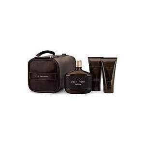 John Varvatos Gift Set Men Includes Travel Toiletry Bag, EDT Spray 4.2 