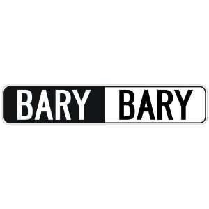   NEGATIVE BARY  STREET SIGN