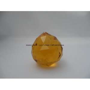  Feng Shui Gold Faceted Cyrstal Ball for fortune 40mm 
