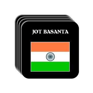  India   JOT BASANTA Set of 4 Mini Mousepad Coasters 