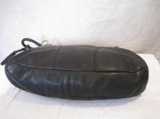 Authentic French Connection leather hobo lock bag black  