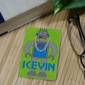  Personalized Robot Bookmark