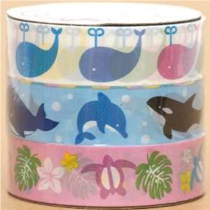  Hawaii deco tape set whale dolphin Japan Toys & Games