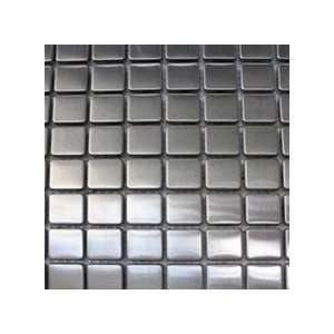    Sample   S03 1x1 Stainless Steel Mosaic Tile 