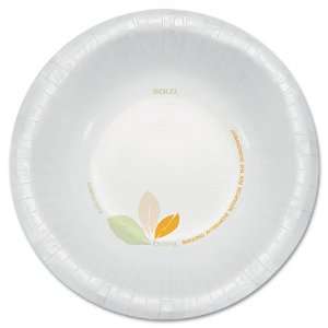    SOLO Cup Company   Bare Paper Dinnerware, 12 oz. Bowl, Green/Tan 