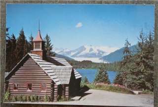Chapel By The Lake, Auke Bay, Alaska, Vintage Postcard  