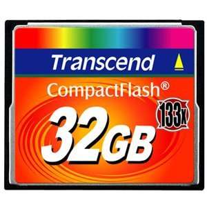  TRANSCEND, Transcend 32GB CompactFlash Card   (133x 