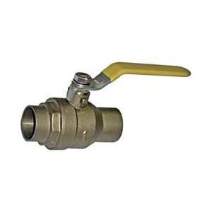   NuLine 3/4 S/p Solder Ends Forged Brass Ball Valve