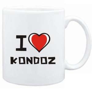  Mug White I love Kondoz  Cities