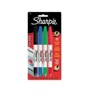 Sharpie® CD/DVD Marker, Four Color Set 