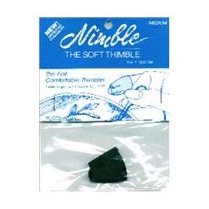 Nimble Thimble Leather With Metal Tip Medium NT M; 3 Items/Order 