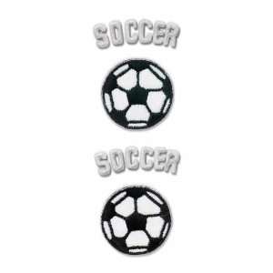  Pep Rally Embroidered Emblem Stickers Soccer