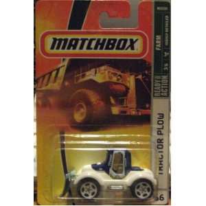  Matchbox Farm Tractor Plow #66 WHITE 164 Toys & Games
