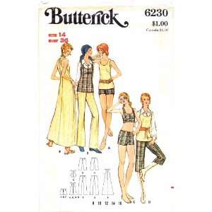   Pattern Dress Top Pants Shorts Size 14 Bust 36 Arts, Crafts & Sewing