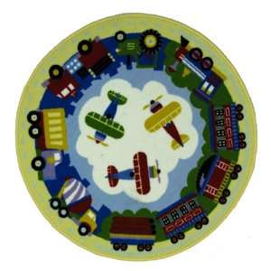  Roule Olive Kids Collection Round Tpt 39X Inch Diameter 