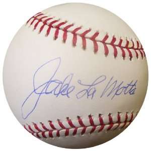  MLB Jake LaMotta Autographed Baseball