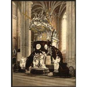  St. Bavon Abbey, pulpit, Ghent, Belgium,c1895