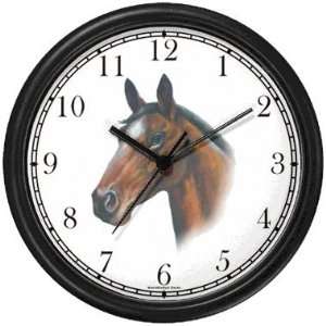  Brown (Bay)   JP   Horse Wall Clock by WatchBuddy 