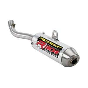  Pro Circuit R304 Shorty Silencers Exhaust Brushed Aluminum 
