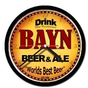  BAYN beer and ale cerveza wall clock 