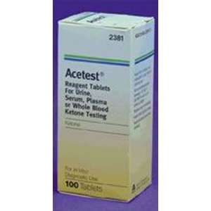 PT#  2381 PT# # 2381  Acetest Ketone Urine Test Strip Reagent Level 1 